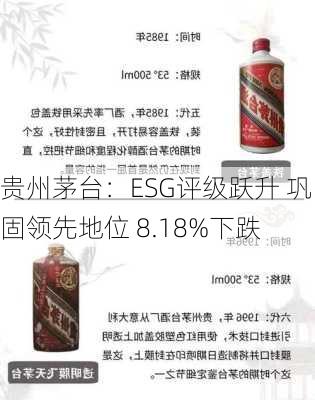 贵州茅台：ESG评级跃升 巩固领先地位 8.18%下跌