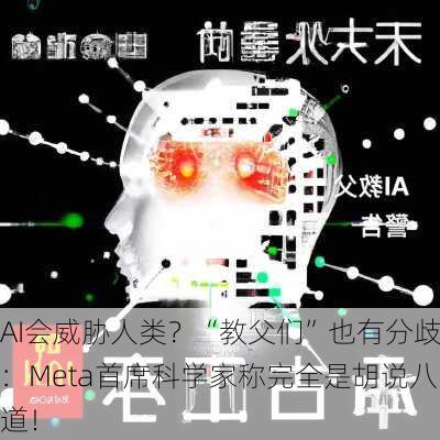 AI会威胁人类？“教父们”也有分歧：Meta首席科学家称完全是胡说八道！