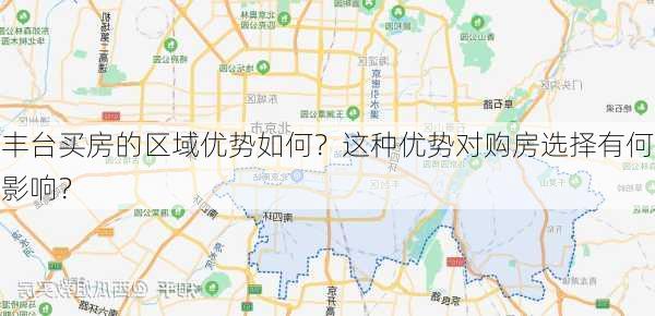 丰台买房的区域优势如何？这种优势对购房选择有何影响？